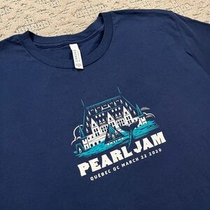 🎸 '20 Pearl Jam Band PJ Canada Quebec Concert Whalers Royal Mansion Unworn Tee